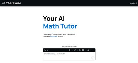 Thetawise | AI Math Tutor & Free Math Solver - balustradellc