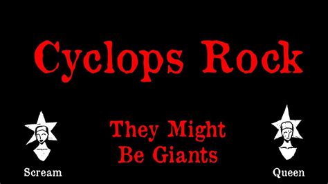 THEY MIGHT BE GIANTS - CYCLOPS ROCK LYRICS