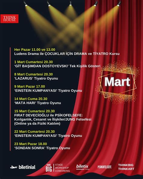 THINK House İstanbul Bu pazar THINK House’un en yenisi sahnede Git .