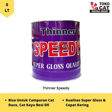 Thinner Speedy Super Gloss 5 Liter - balustradellc