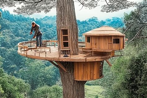 This man is building a giant 10-meter-high treehouse to ... - balustradellc