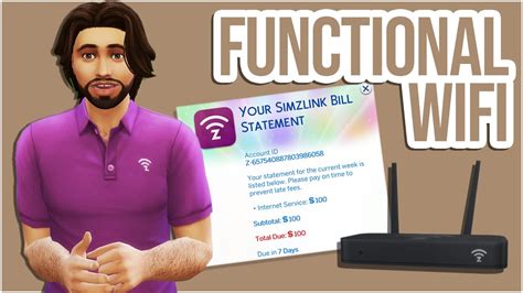 THIS MOD ADDS FUNCTIONAL WIFI ROUTERS & A NEW CAREER! - YouTube