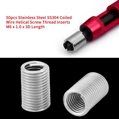Thread Repair Insert, 50pcs Stainless Steel Coiled Nepal | Ubuy - balustradellc