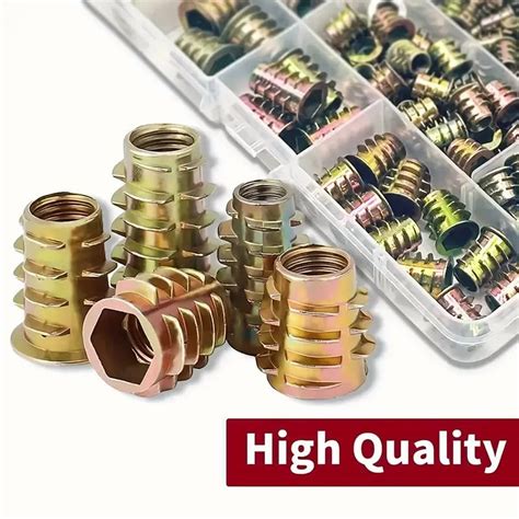 Threaded Inserts Nuts, Wood Insert Assortment Tool Kit, /M5/M6/M8 ... - balustradellc