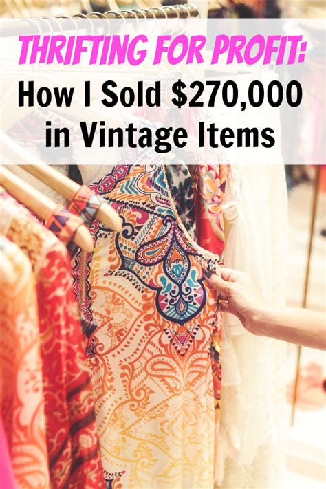 Thrifting for Profit: $270k in Sales Reselling Vintage Items - balustradellc