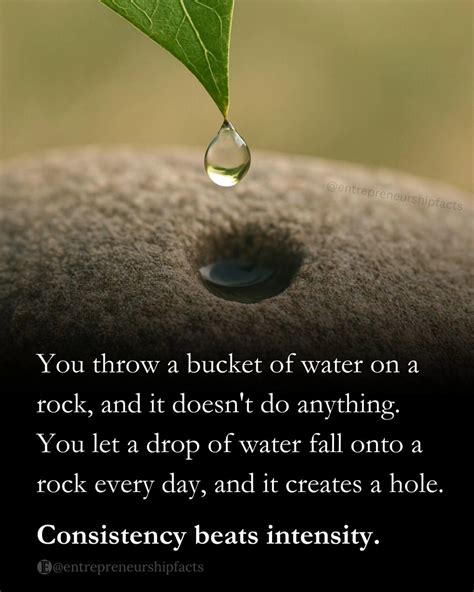 Throw a bucket of water at a rock and watch nothing change, but a ... - balustradellc