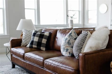 Throw Pillows For Brown Leather Couch - Wayfair - balustradellc