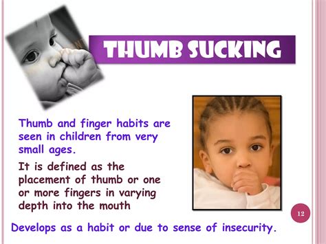 Thumb sucking is one of those habits that raises a lot of ... - balustradellc