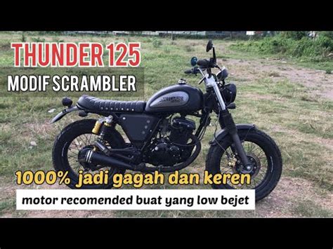 thunder 125 jadi scrambler - japstyle thunder #motorcustom - balustradellc