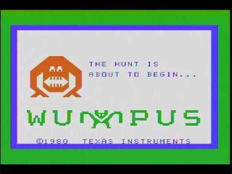 TI-99/4A Videogame House - Hunt The Wumpus