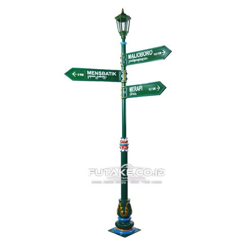 Tiang Penunjuk Arah - Putra Sari Logam - balustradellc