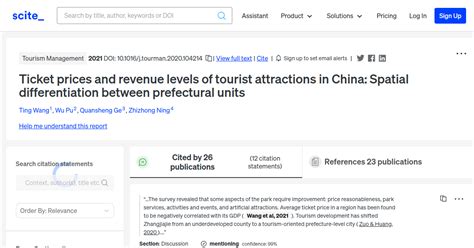 Ticket prices and revenue levels of tourist attractions in China ... - wintechmobiles.com