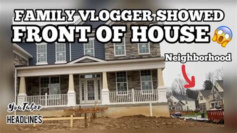 TIFFANI BEASTON SHOWED FRONT OF NEW HOUSE ON VLOG