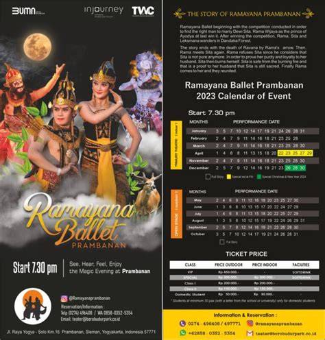 Tiket Ramayana Ballet Prambanan - Harga Mulai Rp … - muktibox.com