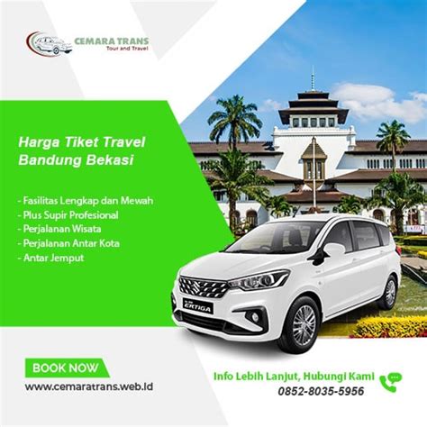 Tiket Travel Bekasi Bandung - Diskon 30% Lebih Murah Dari Loket - balustradellc