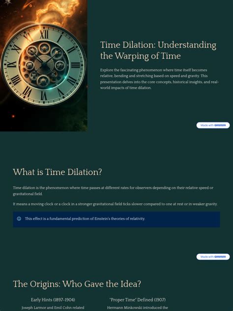 Time Dilation as Dimensional Warping: Understanding Gravitational Time ... - balustradellc