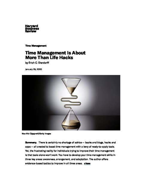 Time Management Is About More Than Life Hacks - balustradellc
