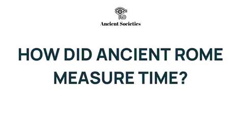 Timekeeping in Ancient Rome | UNRV Roman History - wintechmobiles.com