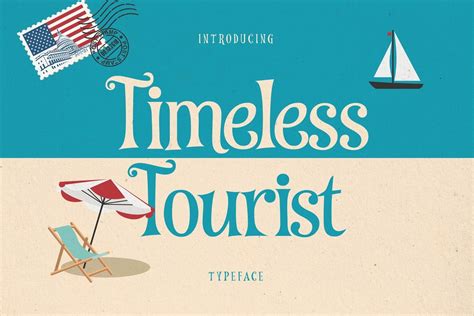 Timeless Tourist - Vintage Ad Type, a Serif Font by HipFonts - muktibox.com