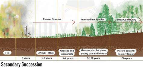 Timeline: Primary Succession of a Rainforest | Timetoast - raincitystudios.com