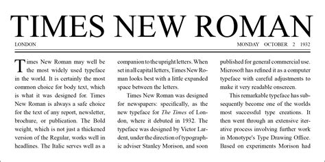 Times New Roman Font Combinations & Free … - muktibox.com