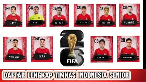 Timnas Indonesia Panggil 41 Pemain untuk FIFA Series 2026, Elkan ... - balustradellc