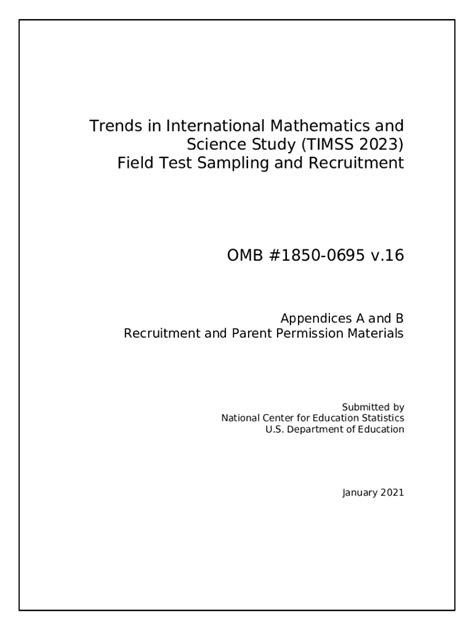 TIMSS 2024 FIELD TEST - cmec.ca