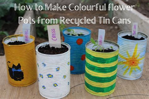 Tin Can Planter, Upcycled Craft Idea | Crafts - raincitystudios.com