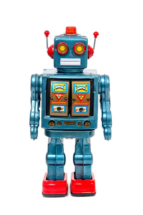 Tin Robot in Vintage & Classic Clockword & Wind-Up Toys - balustradellc