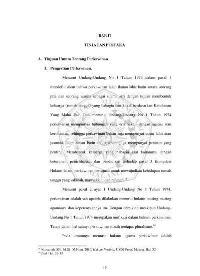 TINJAUAN PUSTAKA Menurut Undang-Undang Nomor 1 …