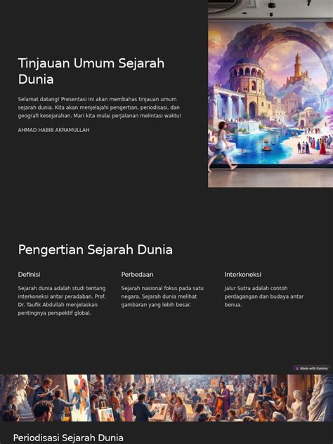 TINJAUAN SEJARAH, PENGARUH - balustradellc