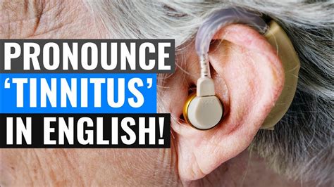 TINNITUS Pronunciation in English - Cambridge Dictionary