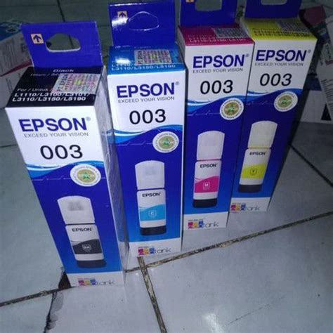 TINTA PRINTER EPSON L003 AYOOTECH - Merah - raincitystudios.com