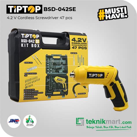 TIP TOP BSD-042SE KIT BOX CORDLESS SCREWDRIVER DRILL … - balustradellc