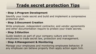 TIPS – Trade secret Information Protection Strate - KPMG - balustradellc