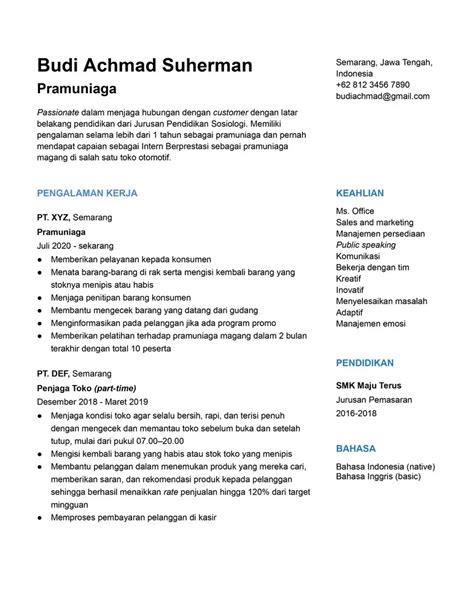 Tips Efektif Menulis Pengalaman Kerja di CV - CVwizard - balustradellc