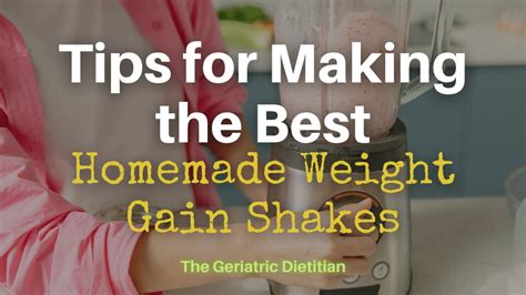 Tips for Making the Best Homemade Weight Gain Shakes - balustradellc
