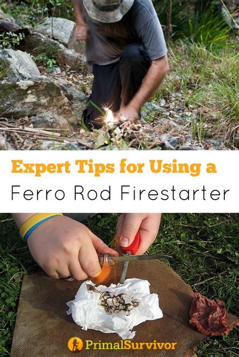 Tips For Using a Ferro Rod Fire Starter - balustradellc