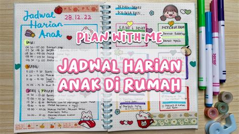 TIPS MEMBUAT JADWAL HARIAN ANAK DI RUMAH - balustradellc