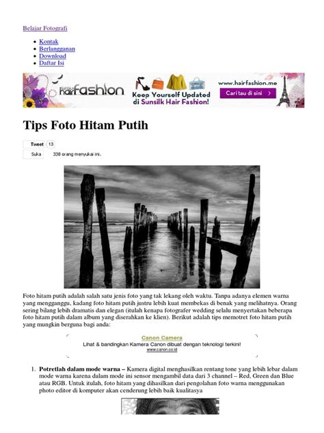 Tips Memotret Foto Hitam Putih Keren - Urbandigital - balustradellc