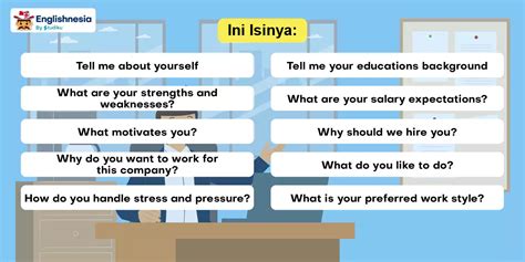 Tips menjawab pertanyaan interview bahasa Inggris … - balustradellc