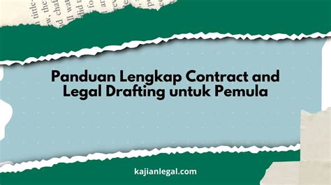 Tips Praktis Contract Drafting untuk Pemula - raincitystudios.com