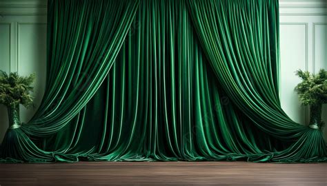 Tirai Gelap Beludru Hijau Tua - Lini Produk - Tungyu - balustradellc