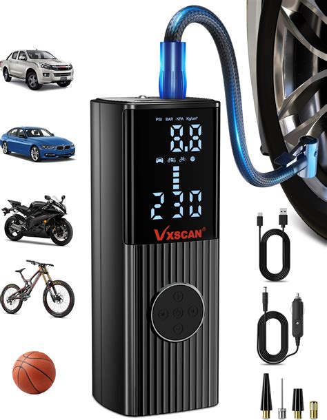 Tire Inflator, Portable Air Compressor, 150PSI and 15000mAh - balustradellc