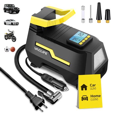Tire Inflator Portable Air Compressor - Air Pump for Car … - balustradellc