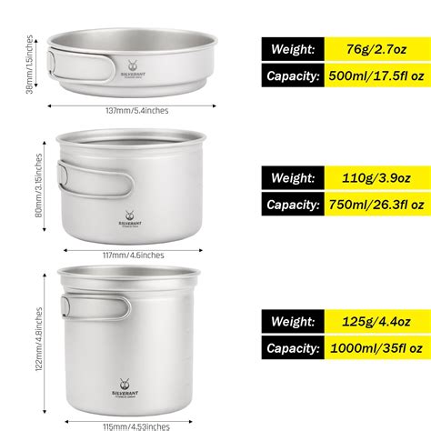 Titanium Camping Cookware - balustradellc