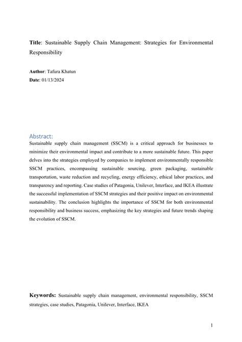 Title: Sustainable Supply Chain Management: Strategies for ... - raincitystudios.com