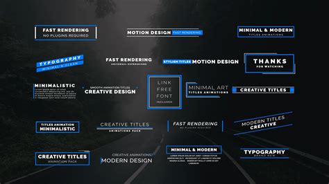 TITLES After Effects Templates Motion Array