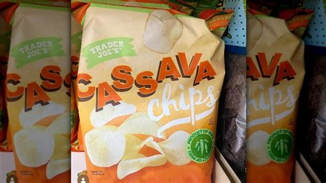 TJ’s cassava chips are SO GOOD. Finished the bag so quick