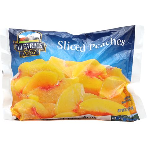 TJ Farms Sliced Peaches Apples, Peaches, Rhubarb Festival Foods